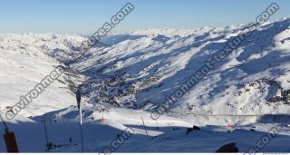 Photo Texture of Background Snowy Mountains